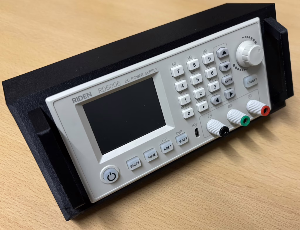 Fully assembled power supply in case with interface board